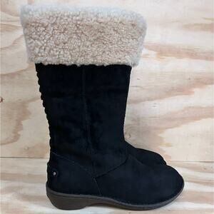 UGG Australia - Karyn Cuff Sheepskin - Boots - Black - Women's - 7 - S/N 1005449